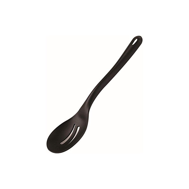 Serving spoon, perforated spoon 12 x 7 cm, length 35