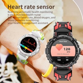 Smartwatch Children's Phone Watch for Girls Boys Fitness Tracker with Blood Pressure Heart Rate Monitor Sleep Monitor 123 Sports Modes Alarm Clock Smart Watch Pedometer Wristwatch Children Music Torch