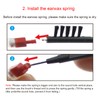 Banglijian Hearing Amplifier Accessories Earwax Springs with Brushes