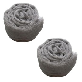 Iron Straw/Steel Wool 0000-2 Rolls - Ideal for Woodworking and Metal Cleaning
