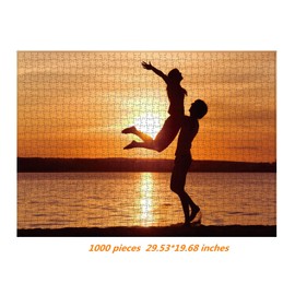 Puzzle 1000 Pieces, 1000 Puzzle, Jigsaw Puzzle, Wooden Puzzle, Wooden Puzzles for Adults, Family and Friends (Puzzle 4)