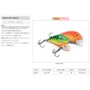 Rapala MFR3-CBN Mini Fat Wrap Crankbait Lure, 1.2 inches (3