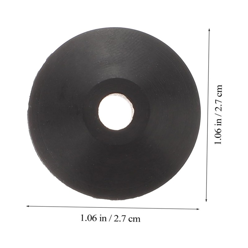 WOONEKY 10pcs Conical Rubber Washers for Toilet Bolts Sealing Rings