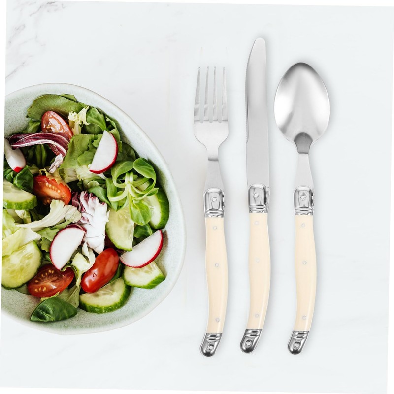 Gatuida 1 Set Stainless Steel Dinnerware Set Cutlery Kit with