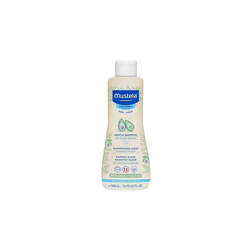 Mustela Gentle Baby Shampoo with Organic Avocado - Fresh Scent,