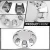 G-PLUS Wheel Center Caps Chrome Hub Cap Compatible with GMC