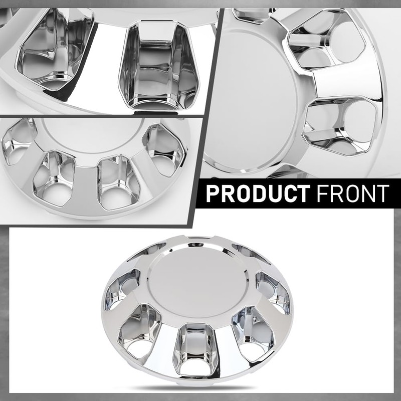 G-PLUS Wheel Center Caps Chrome Hub Cap Compatible with GMC