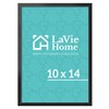 LaVie Home 10x14 Picture Frame for Wall Display, 10x14 Black