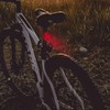 ibasenice 4pcs High Bright Reflective Bike Warning Tool Round Plastic