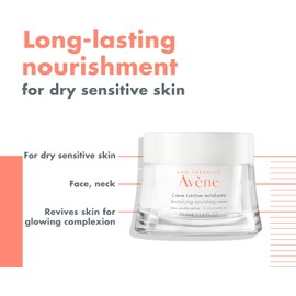 Eau Thermale Avene Revitalizing Nourishing Cream - Rich Nourishing Face Moisturizer - Non-Comedogenic - 1.6 fl.oz.
