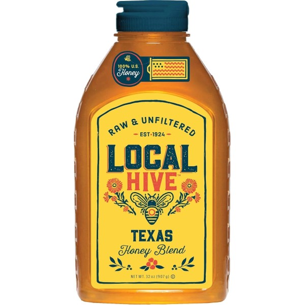 LOCAL HIVE HONEY TEXAS 32 oz (Pack of 6)