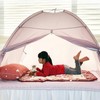 One-Touch Winter Indoor Heating Tent for Bed Medium-Large / Pink