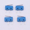 Taiss 10pcs Micro Switch 250V 5A 2 Pin 1NO Handle