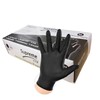 Supreme TTF Black Nitrile Disposable Gloves Non Latex Powder Free