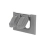 Hubbell-Bell 5180-0 1-Gang Horizontal Weatherproof Cover, Device Mount Flip Cover,