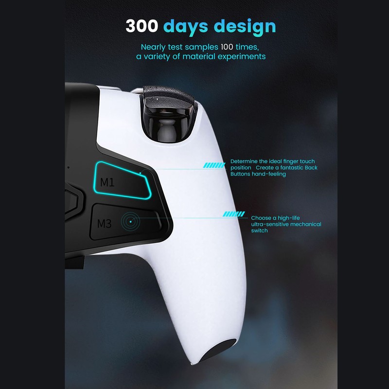 Back Paddle for Controller ABS Programmable Game Controller Back Button