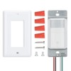 ECOELER Motion Sensor Light Switch, Single Pole in-Wall PIR Infrared