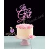 Its A Girl - Decoración para tartas con purpurina rosa
