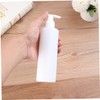 WOONEKY 5pcs Travel Pump Bottles Refillable Plastic Emulsion Containers for