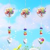 Ornalrist 75th Birthday Gifts for Women Glass Suncatcher 75 Years
