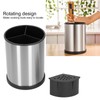 Rotating Chopsticks Organizer Multifunction Utensil Holder Cutlery Tableware Drainer Container