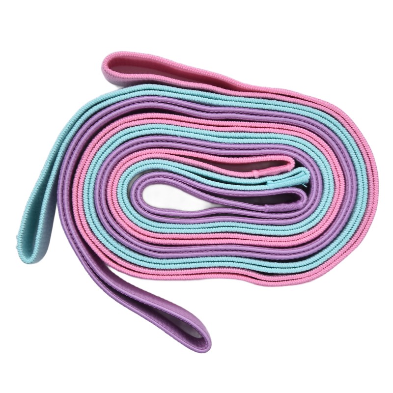 Yoga Stretch Belt 3 Colors Elastic Safe Fitness Resistance Band