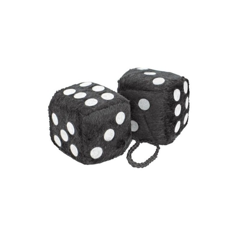 12 Pack Bell Automotive 33603 Hanging Fuzzy Dice - White