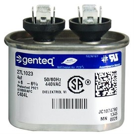 27L571 - 4 uf MFD 370 Volt VAC - Genteq Oval Run Capacitor Upgrade