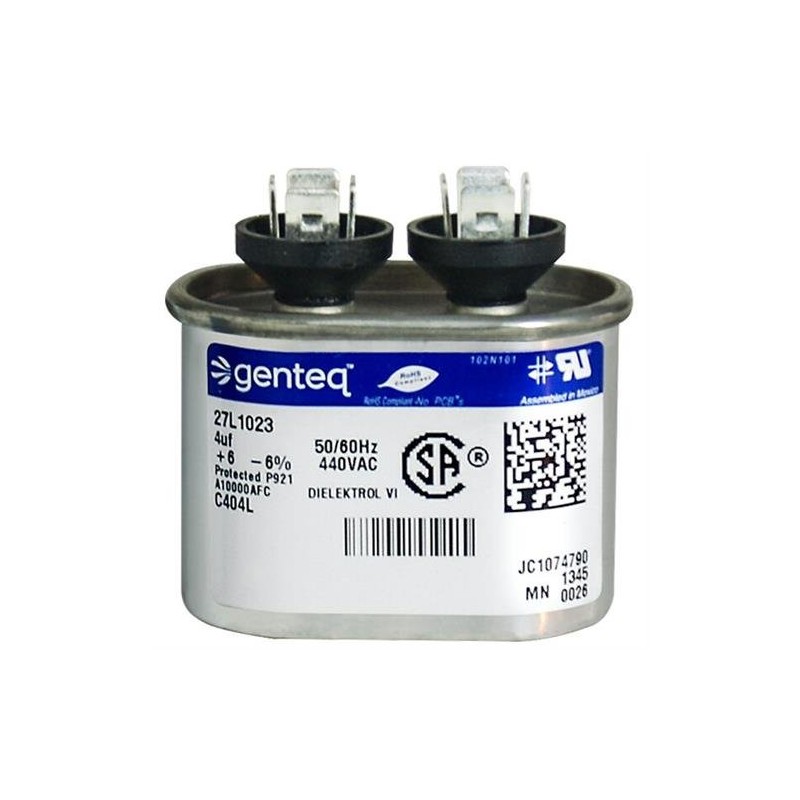 27L571 - 4 uf MFD 370 Volt VAC - Genteq