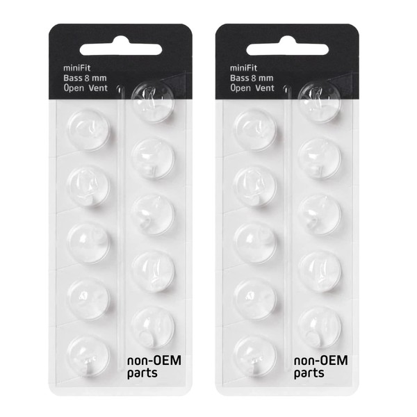 Oticon Replacements for Minifit Open 8mm Dome (20 Pack) REPLACEMENTS