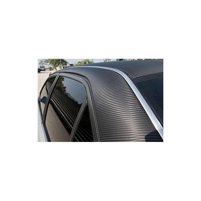 DIYAH 3D Black Carbon Fiber Film Twill Weave Vinyl 72"