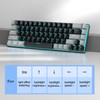 MageGee Portable 60% Mechanical Gaming Keyboard, MK-Box LED Backlit Compact