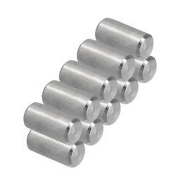 PATIKIL 304 Stainless Steel Dowel Pins 8 x 16 mm, 10 Pack Metal Dowel Pins Shelf Pegs Support Shelves Bunk Bed Fasten Elements Hardware for Furniture Fixing Component Position