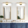 SineRise LED Modern Bathroom Vanity Light Fixtures (16-Inch, 3000K/4000K/6000K, Dimmable),