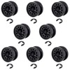 8-Pack Shifter Linkage Bushings & E-Clips Compatible with Dodge Ram