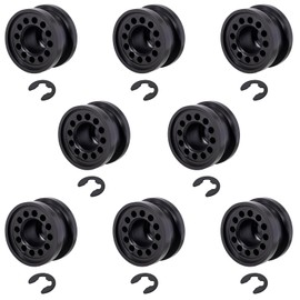 8-Pack Shifter Linkage Bushings & E-Clips Compatible with Dodge Ram 1500/2500/3500 4x4 (2002-2010) - OEM 68078974AA & 68078975AA Replacement​