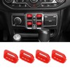RT-TCZ Center Console Window Button Switch Trim Cover Decoration Interior