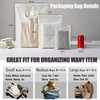 Clothing Packing Bags for Travel - Translucent Reusable Space Saver