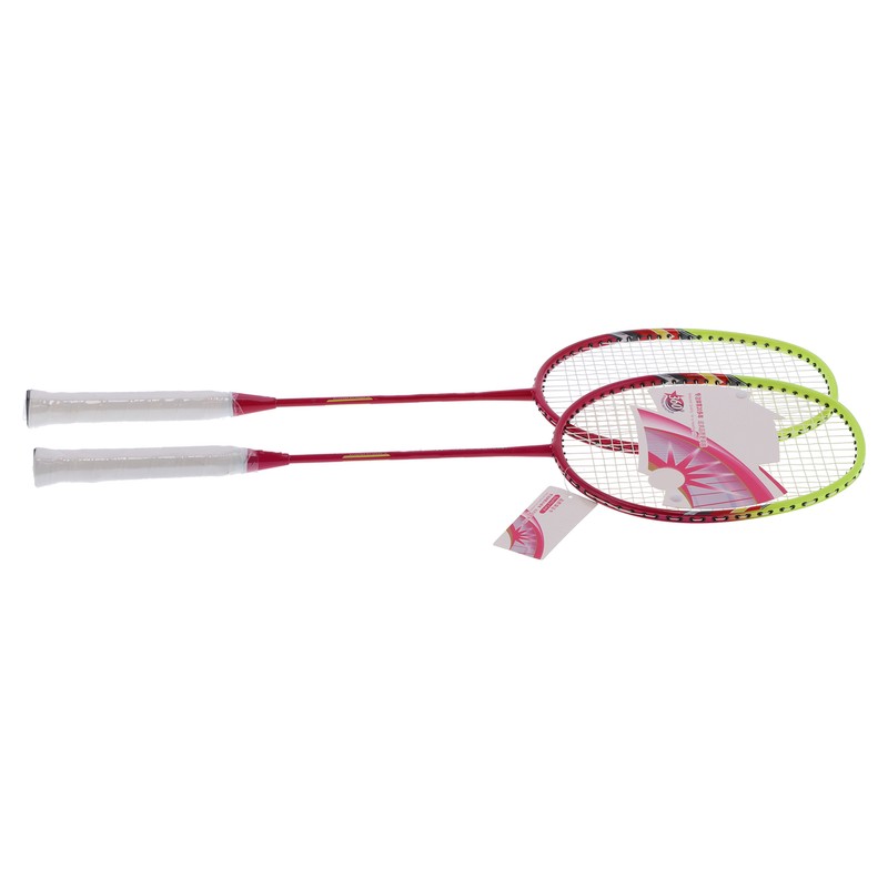 2 Player Badminton Racquets Adults Lightweight Carbon Fiber Rackets with
