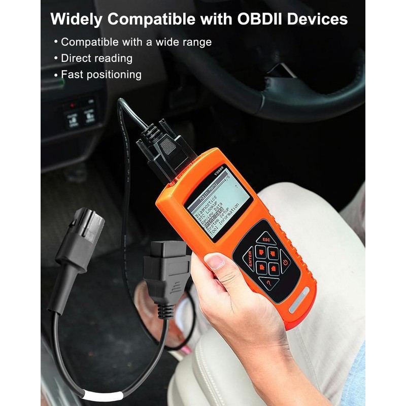 QLZOZB 4 Pin to 16 Pin OBD2 Adapter Cable Replace