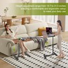 COBATANG COBATANG Adjustable Overbed Table, Split Top Tilting Overbed Bedside
