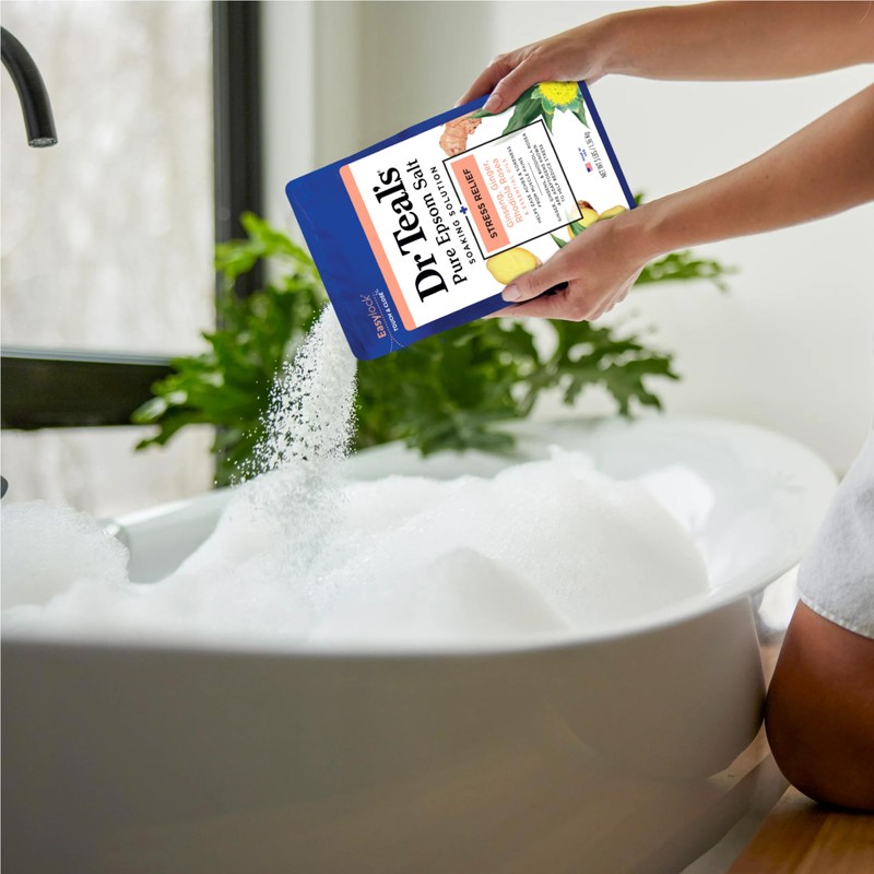 Dr Teal's Pure Epsom Salt Stress Relief with Ginseng &