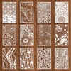 Ymapinc 12PCS Art Stencils for Painting,Reusable Painting Stencils for Canvas,