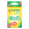 Crayola Colored Low Dust Chalk, 12Ct