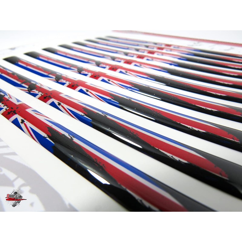 BIKE-label 3D Car Motorcycle Sticker Union Jack England 150 x