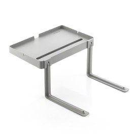 InnovaGoods® Universal Bettregal für das Bett, vielseitig einsetzbar mit 3 Regalen, verstellbar, faltbar, ideal für Bücher, Zeitschriften, Pflanzen, Spielzeug, graue Farbe.