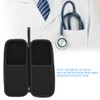Portable Household Stethoscope Storage Box Organizer Case Storage Bag ContainerDark