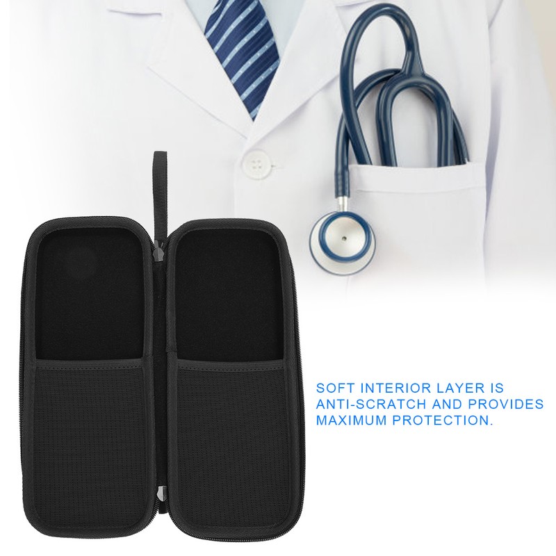 Portable Household Stethoscope Storage Box Organizer Case Storage Bag ContainerDark
