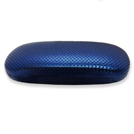 BELESI Glasses Case Hard Case Blue Carbon – Glasses Case for Men and Women – Hard Case – Glasses Case (Blue), blue