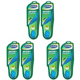 Dr. Schollââ‚¬â„¢s Sport Insoles // Superior Shock Absorption and Arch Support to Reduce Muscle Fatigue and Stress on Lower Body Joints, 2 Pair (Men's 8-14), Pack of 2 pair